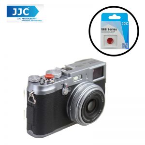JJC SRB-C11DR Dark Red Metal Soft release button finger touch  for Sony Leica Fujifilm X10 X20 X30 X100T X100