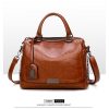 Delly Fashion Women Bag Leather Handbag Luxury Ladies Shoulder Beg BLACK - LHL-BK