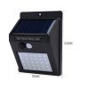 Delly 30 LED Solar Light PIR Motion Sensor Light Control Led Lighting Waterproof Wall Light Outdoor OSL-30S