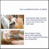 Delly LED Pet Dog Cat Cutter Nail Clipper Cutting Machine Beauty Scissors Animal Locks Pet Light Nail Trimmer NCL-YL