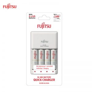 Fujitsu Quick Charger 2hr set with Battery 2000mah 2100cycle time (Made in Japan)