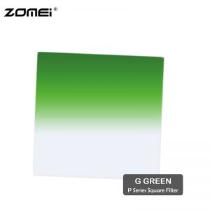 Zomei G Green Graduated Green Color Square Filter (Fit for Cokin Holder)