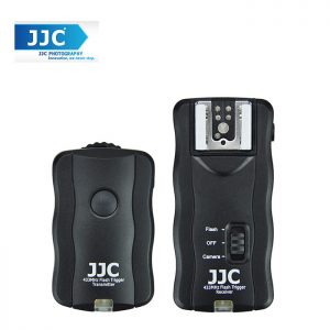 JJC JF-U1 433MHz Wireless Flash Trigger with Shutter Strobris For Canon Nikon DSLR Camera