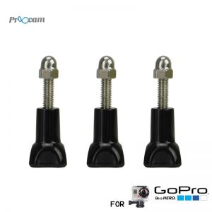 Proocam PRO-F205 Replecenment 3  X Short Thumb Screw for Gopro Hero, DJI Osmo
