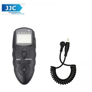 JJC MT-636 with Cable-A LCD Timer Remote for Camera Canon 5D 50D 7D 1D