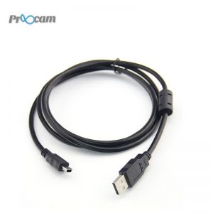 Proocam Pro-J080 USB Data Sync Transfer Cable Lead 3238 For Canon Powershot A2500 ixus 145 , Nikon D90