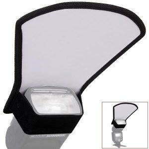 Flash diffuser softbox silver and white reflector for Speedlight