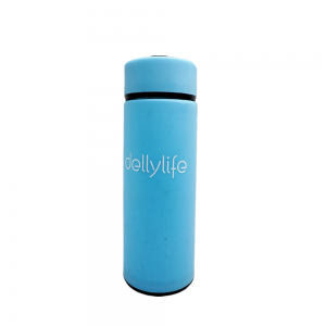 Dellylife Blue Travel drinkware 450ml Portable bottle Business water tumbler for tea glass drinking bottle TDP-BL