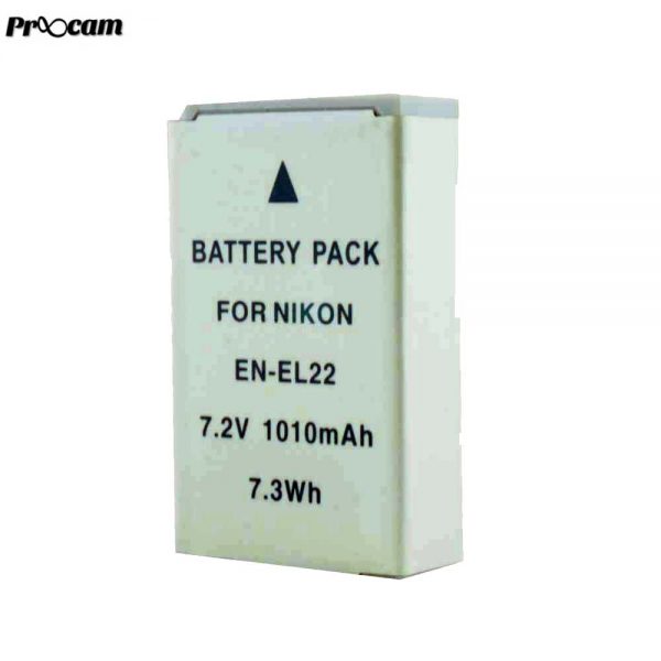 Proocam Viloso EN-EL22 rechargeable Camera battery for Nikon 1 J4, Nikon 1 S2 Cameras