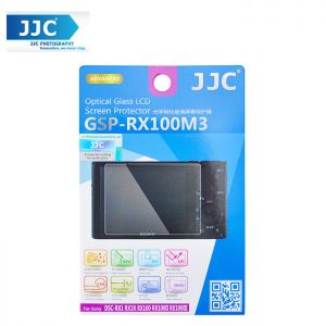 JJC GSP-RX100M3 Tempered Optical Glass Camera Screen Protector For Sony RX100 M3