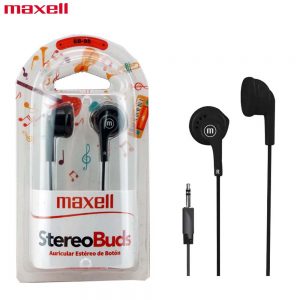 Maxell EB-95 Earphone Stereo Earbuds for Samsung, Oppo, Laptop -Black