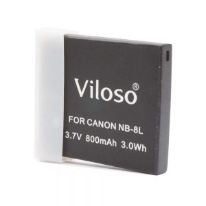 Proocam Viloso NB-8L rechargeable battery for Canon A3000 , A3100 Camera