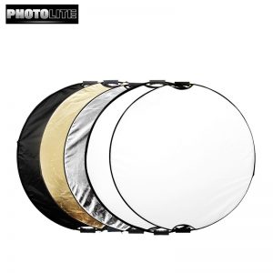 Photolite 80cm 5 in 1 Light Reflector with Bag - Translucent, Silver, Gold, White
