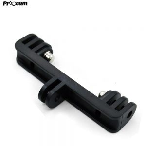 Proocam PRO-F061 Dual Twin Led Gopro Bracket Connector Adapter for Gopro Osmo Action 5 6 7