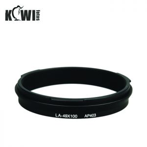 KIWIFOTOS LA-49X100 Adapter Ring for Fuji Fujifilm X100 X100s camera